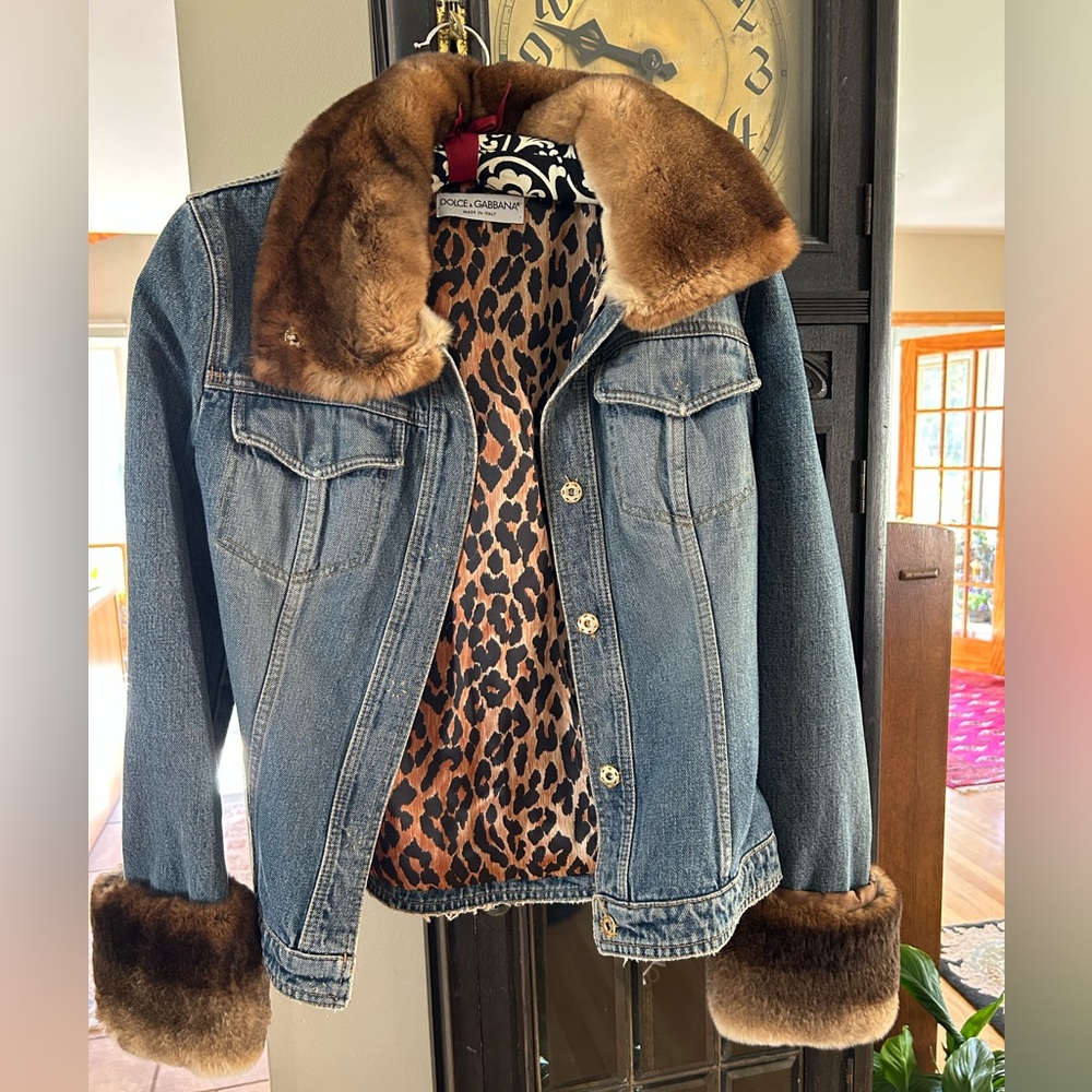 Dolce & Gabbana Jean Jacket New  wo Tags $4500